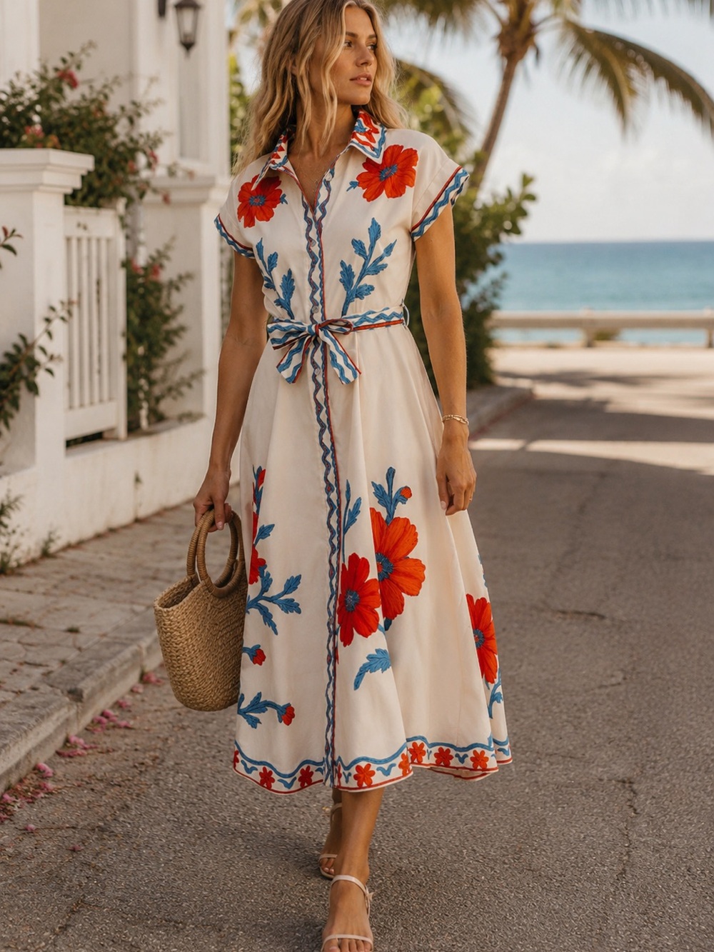 Positano Petals Midi